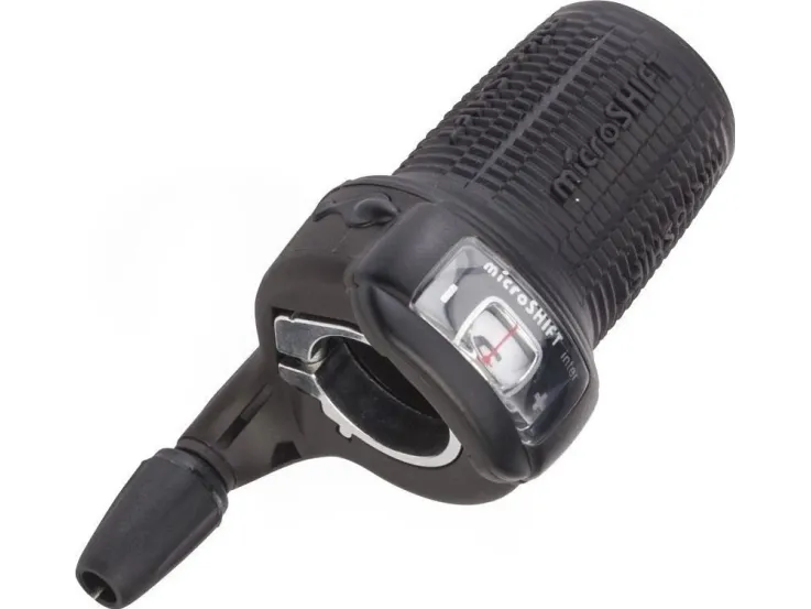 Microshift girspak MICROSHIFT INTER 8, høyre, 8-girs, kompatibel med Shimano, twist shifter, optisk indikator (NEW)