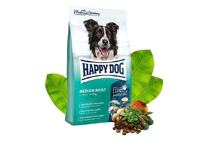 Happy Dog Supreme fit & vital, Voksen, Medium (11 - 25 kg), Laks, 12 kg