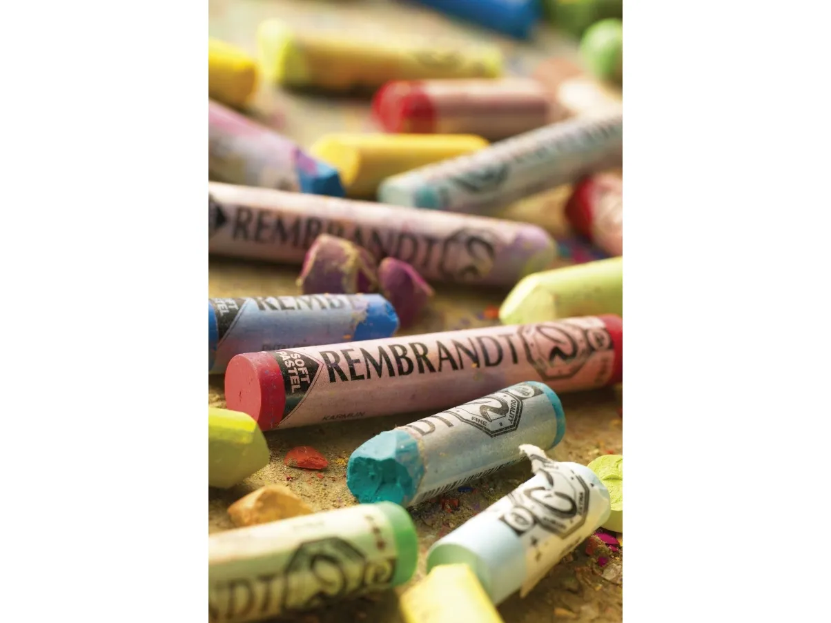 Rembrandt Soft pastelsett Deep Blues | 5 halve pasteller