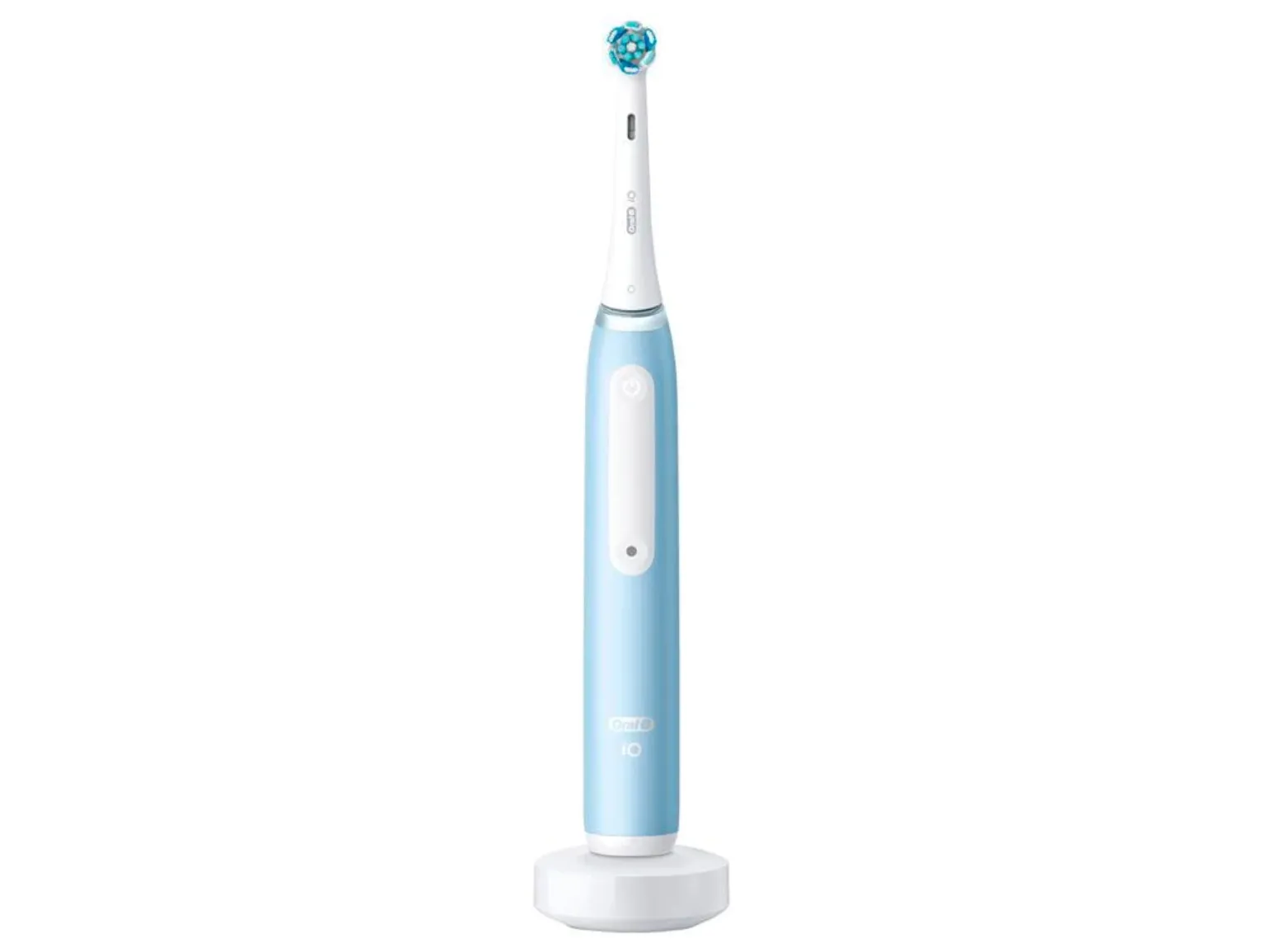 Oral-B IOSERIES3ICE, Voksen, Roterende vibrerende Tannbørste, Daglig stell, Sensitiv / Myk, Whitening, Blå, Rund, Batteri