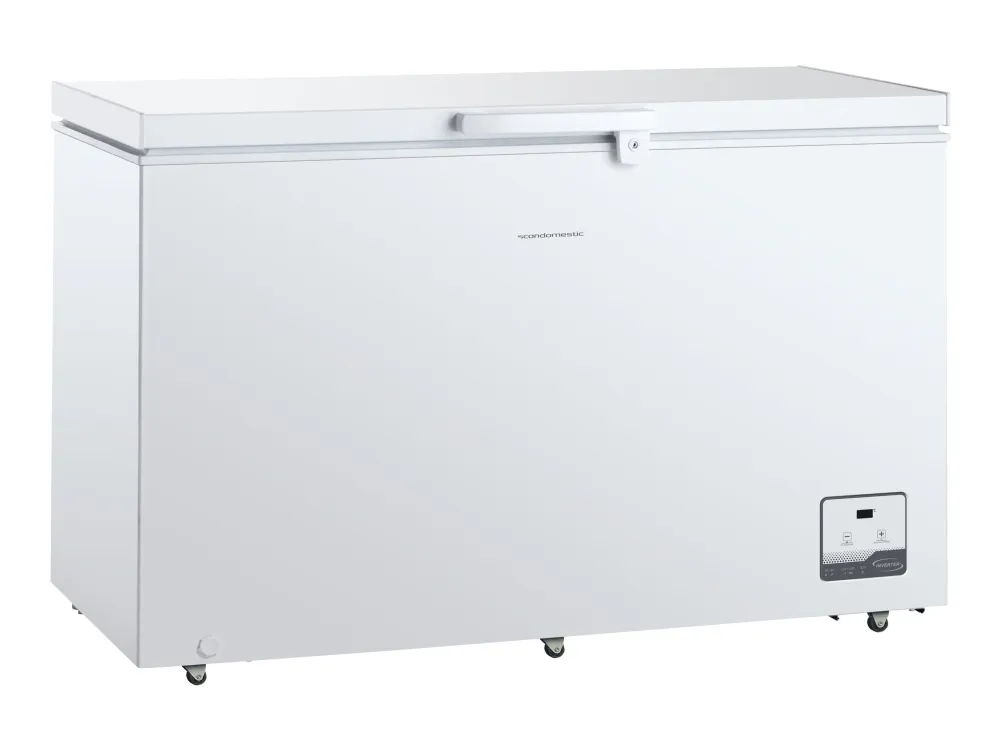 Scandomestic Standard CF500WE - Kiste - bredde: 165 cm - dybde: 73.5 cm - høyde: 83.5 cm - 500 liter - Klasse E - hvit