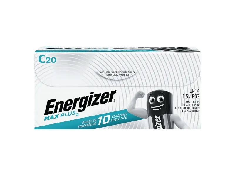 Energizer Max Plus Industrial C-batteri R14 Alkali-mangan 1.5 V 20 stk