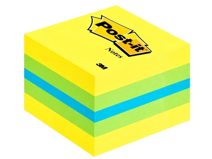 Post-it selvklebende pute 51x51/400K sitron (FT510091729)