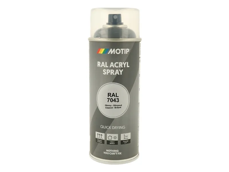 Motip Ral 7043 high gloss traffic grey b