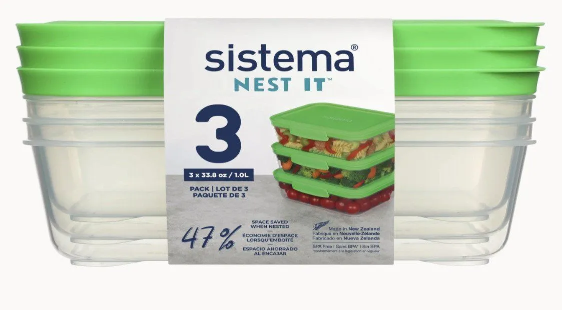 Sistema - 1L Nest It 3-pk
