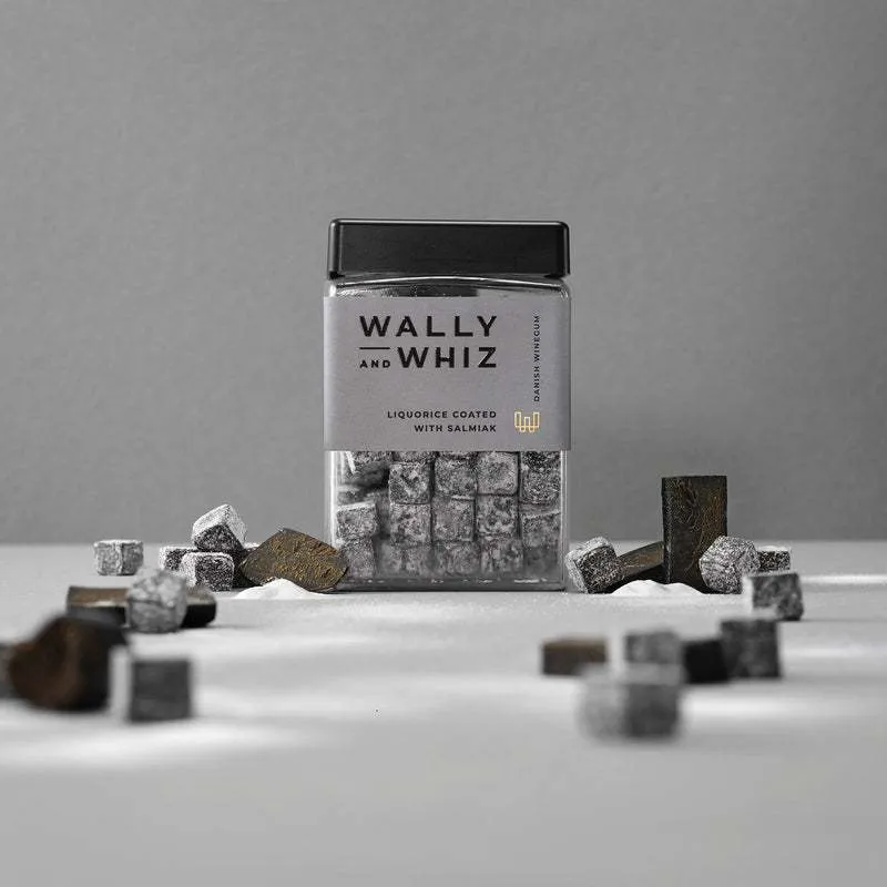 Wally And Whiz Lakrids med Salmiak Cube 240g
