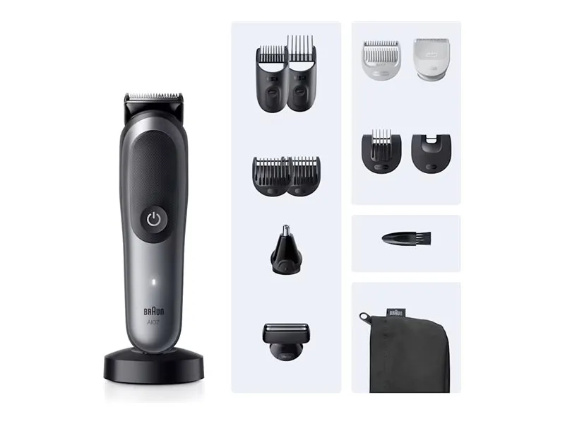 Braun All-in-One Series 7 AIO7560 - Trimmer - trådløs - romgrå