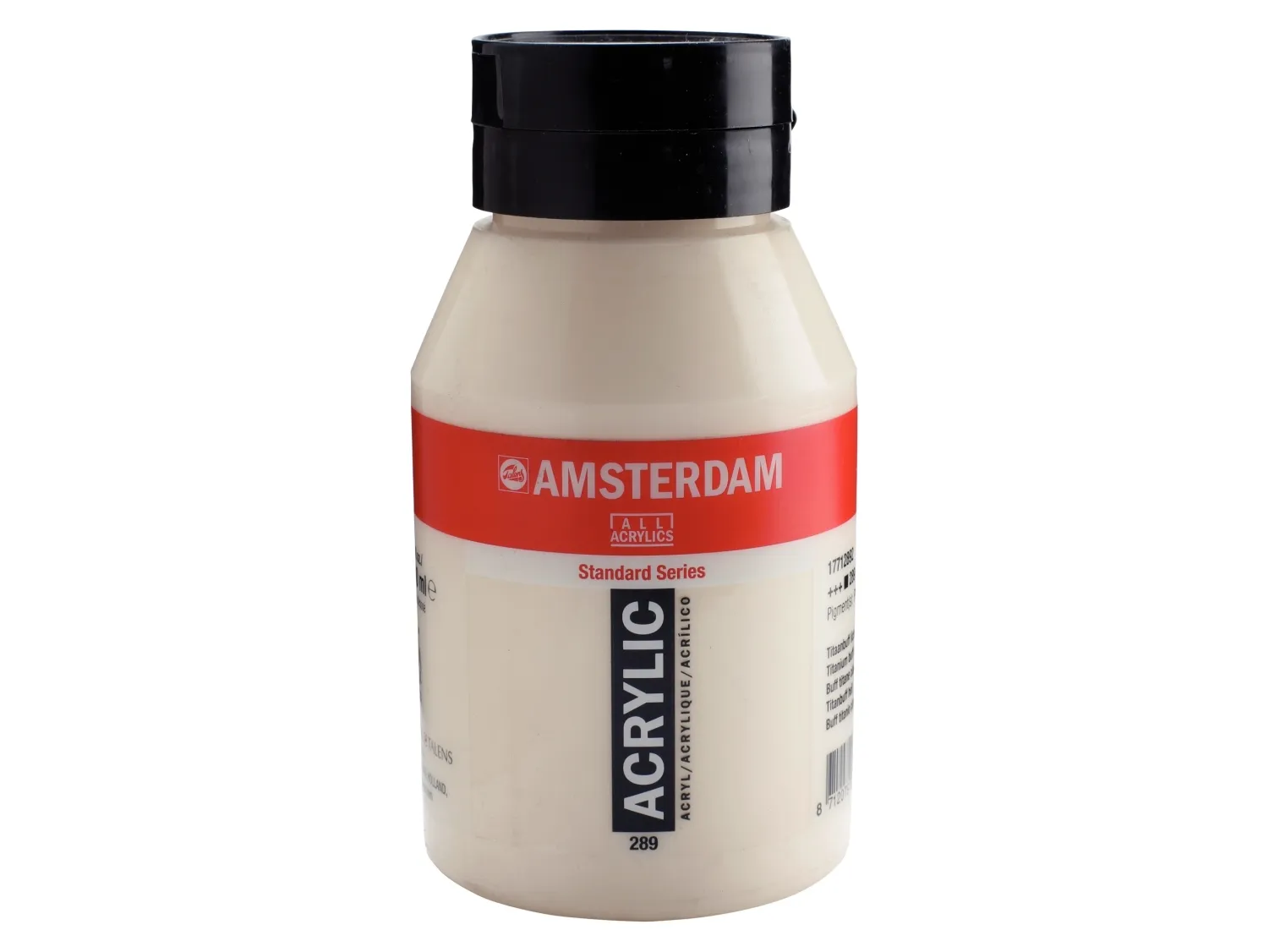 Amsterdam Standard Series akrylkrukke Titanium Buff Light 289