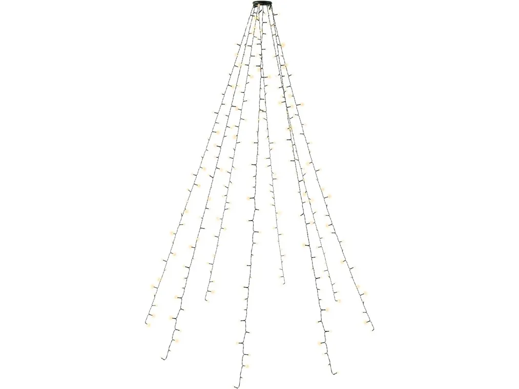 Goobay 60386, Fe lys, Sort, Grønn, Kopper, Plast, IP44, II, 6 timer