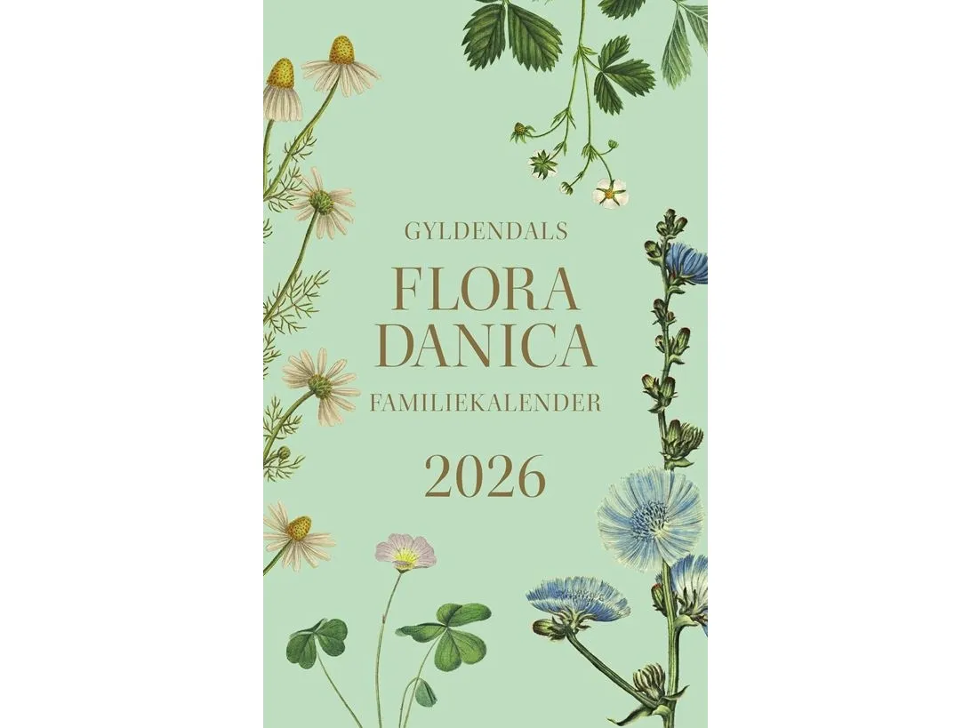 Flora Danica familie-kalender 2026 | Gyldendal | Språk: Dansk