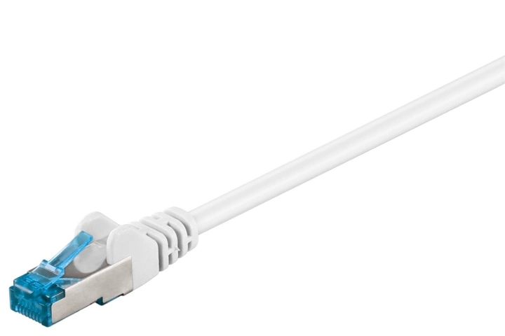 Goobay 94910, 50 m, Cat6a, S/FTP (S-STP), RJ-45, RJ-45, Hvit