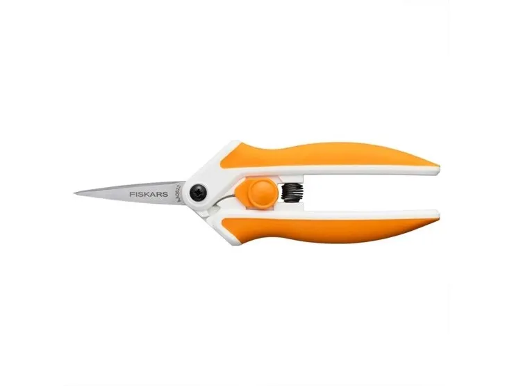 Fiskars 1070029, Voksen, Figurklipping + rett klipping, Enkel, Oransje, Hvit, Rustfritt stål, Kunst- og håndverkssaks