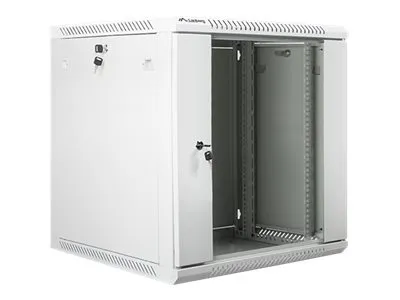 Lanberg - Rack skap - veggmonterbar - grå, RAL 7035 - 12U - 19