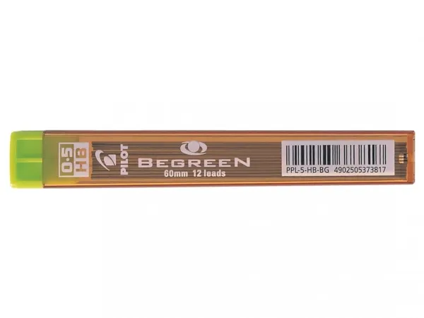 Stivere pilot begreen, grafitt, 0,5 mm, hb, koffert med 12 stk.