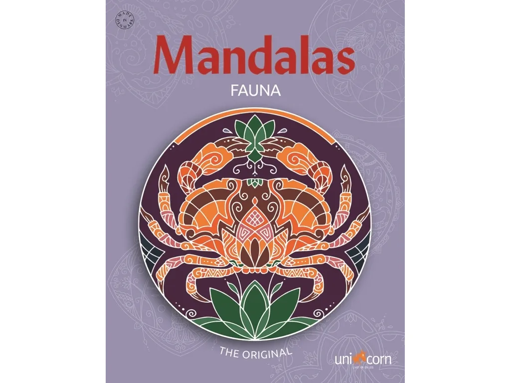 Mandalas Fauna - malebog | Språk: Dansk