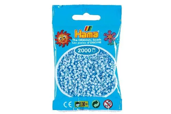 Hama miniperler 2000 stk. pastell isblå