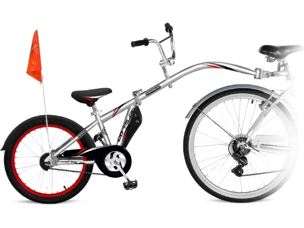 WeeRide sykkeltilhenger Co-Pilot sølv