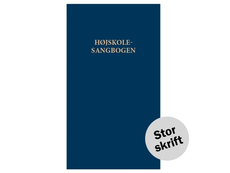 Høyskolesangboka stor skrift