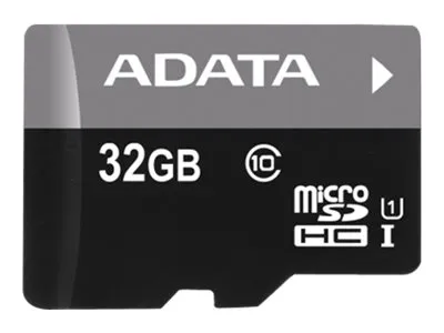 ADATA Premier - Flashminnekort (microSDHC til SD-adapter inkludert) - 32 GB - UHS Class 1 / Class10 - microSDHC UHS-I - for detaljhandel