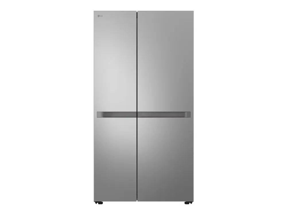 LG GSBC40PYPE - Kjøleskap/fryser - side-ved-side - bredde: 91.3 cm - dybde: 73.5 cm - høyde: 179 cm - 664 liter - Klasse E - primasølv