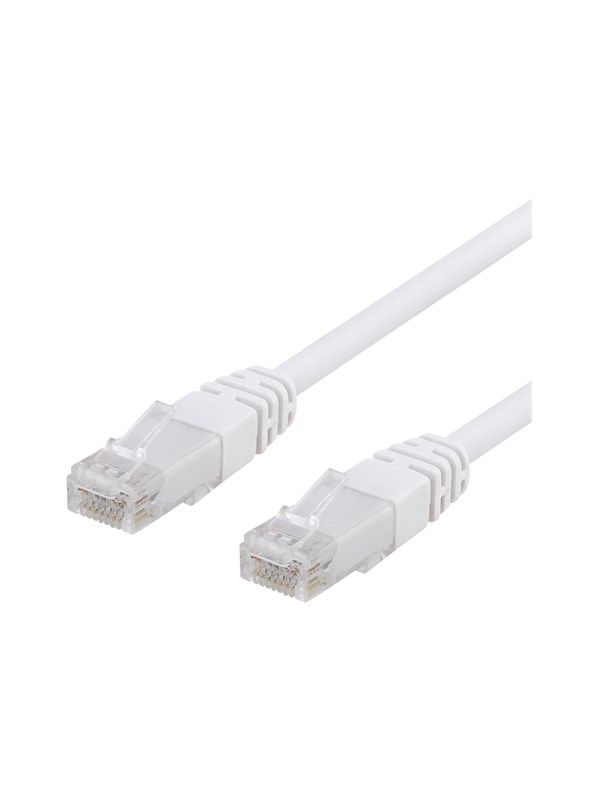 EPZI patch cable - 30 cm - white - Hvit - 0.3m