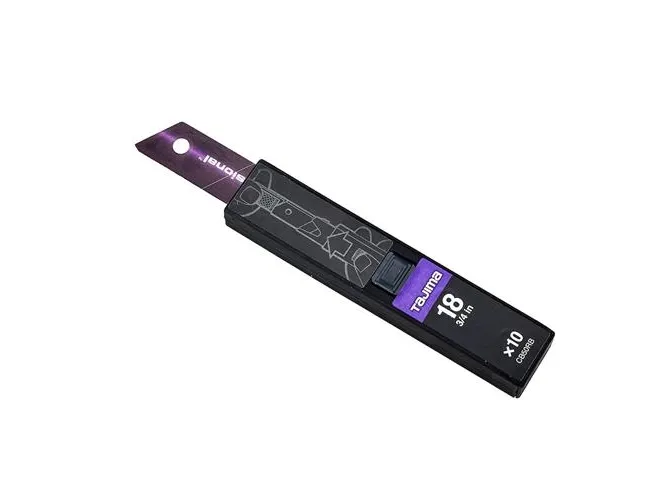 Knivblad knæk-af 18mm CB-50RB sort 10stk