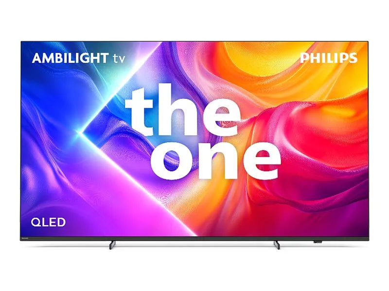 Philips The One 85PUS9010 - 85 Diagonalklasse LED-bakgrunnsbelyst LCD TV - QLED - Smart TV - TITAN OS - 4K UHD (2160p) 3840 x 2160 - HDR - Quantum Dot - våpenmetall
