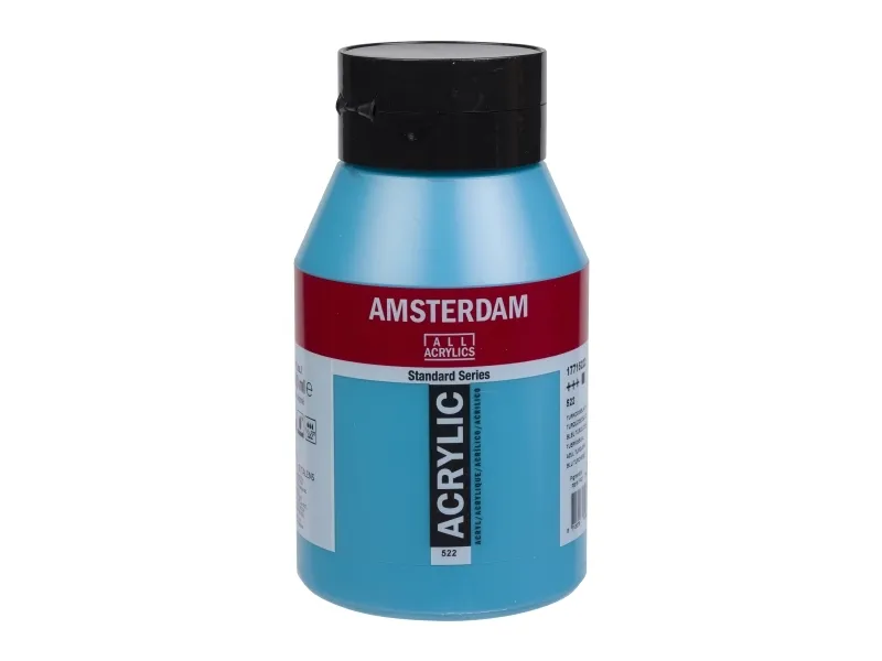 Amsterdam Standard Series akrylbeholder turkisblå 522