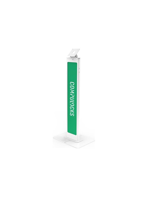 Compulocks BrandMe stand - for LCD display - brandable with large base plate - white