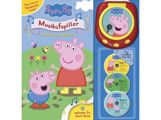 Peppa Pig Gurli Gris musikkspiller – historier og melodier (med 15 sanger)
