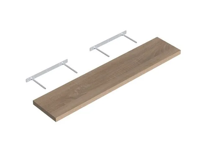 Vegghylle Velano FS 118/24, eik, 118x23,5x3,8 cm
