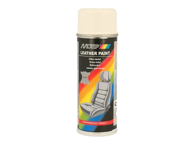 Motip læder og vinyl maling RAL9016 200ml