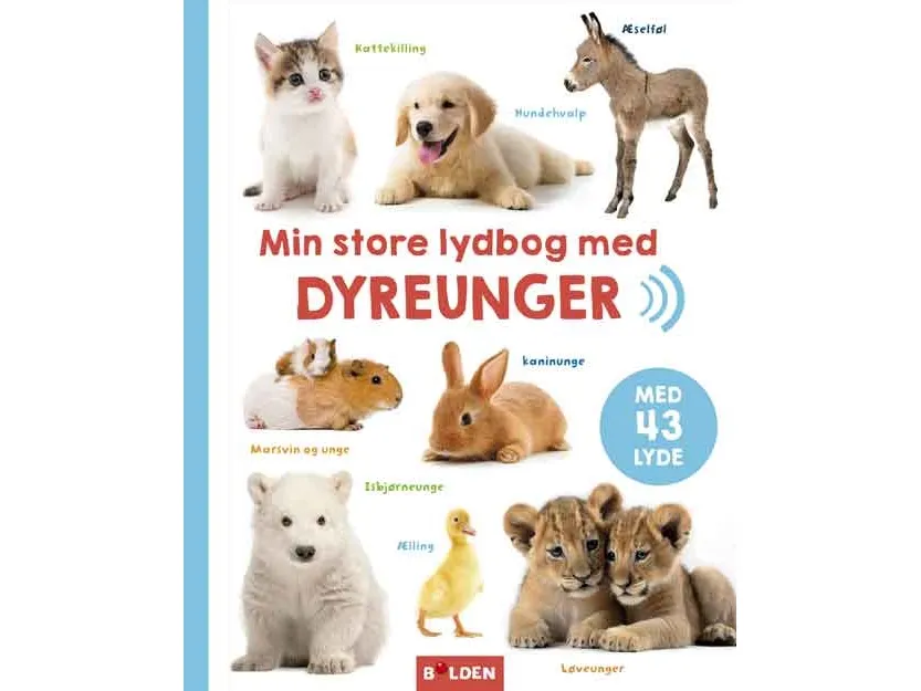Min store lydbok med dyrunger