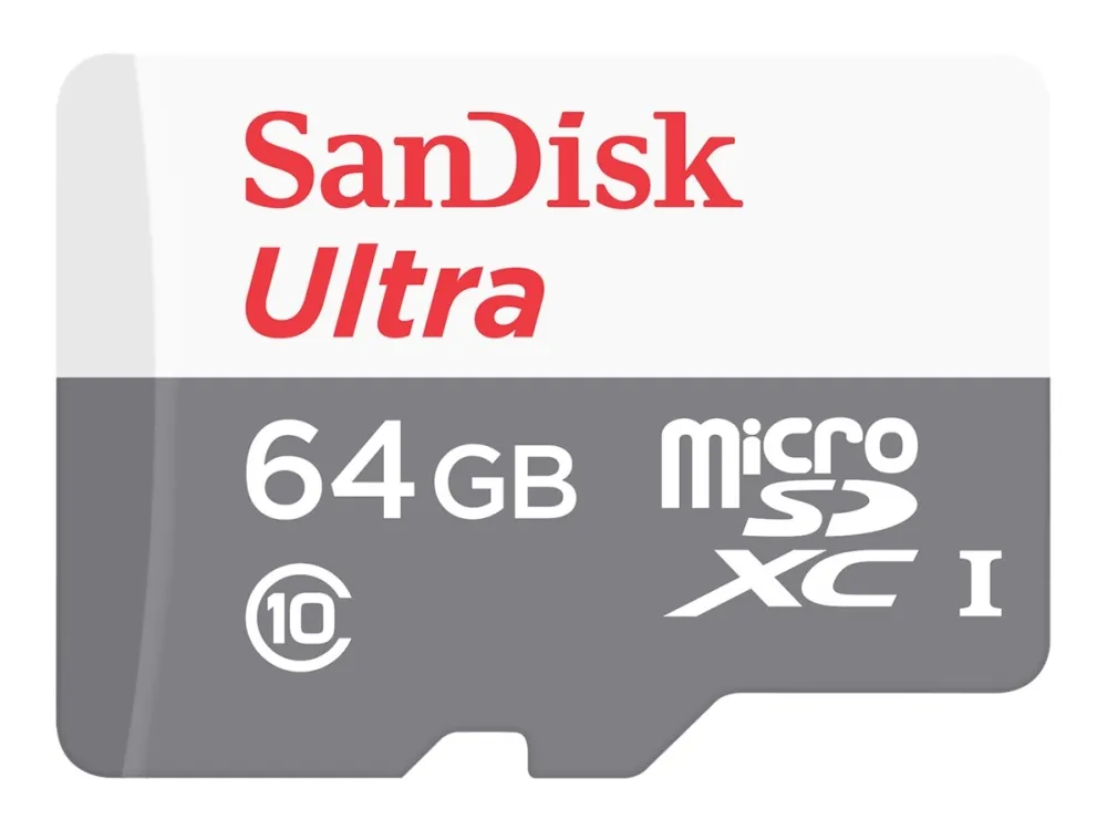 SanDisk Ultra - Flashminnekort (microSDXC til SD-adapter inkludert) - 64 GB - UHS-I / Class10 - microSDXC UHS-I