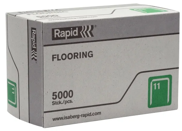 Rapid Staple 11/9 gulv galvanisert 5000 stykker (23520500)