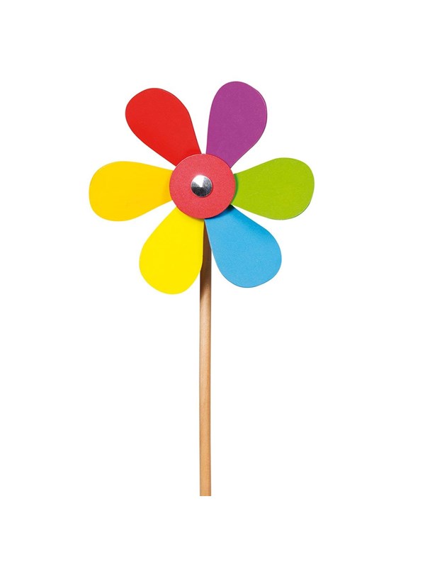 Goki Wooden Windmill - Flower