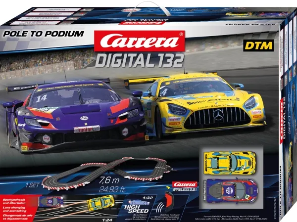Carrera 20030038, Racingkjøretøy og banesett, DIGITAL 132, 8 år, Flerfarget