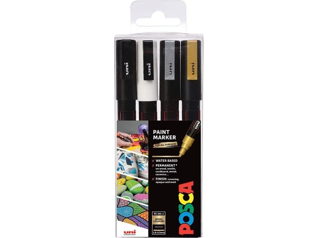 Posca uni-ball POSCA PC-3M Akrylpenn 0,9 - 1,3 mm Flerfarget