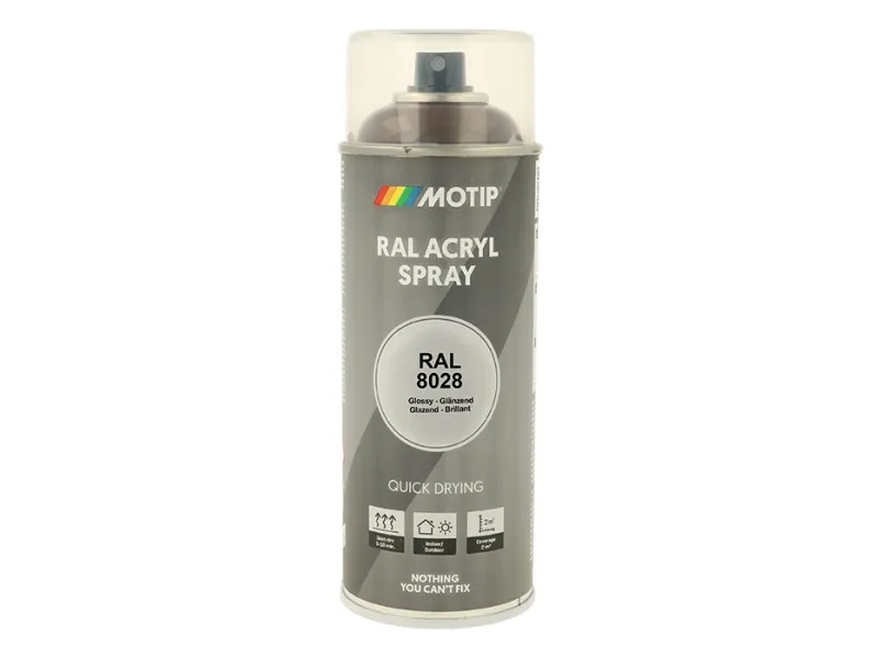 Motip Ral 8028 high gloss terra brown