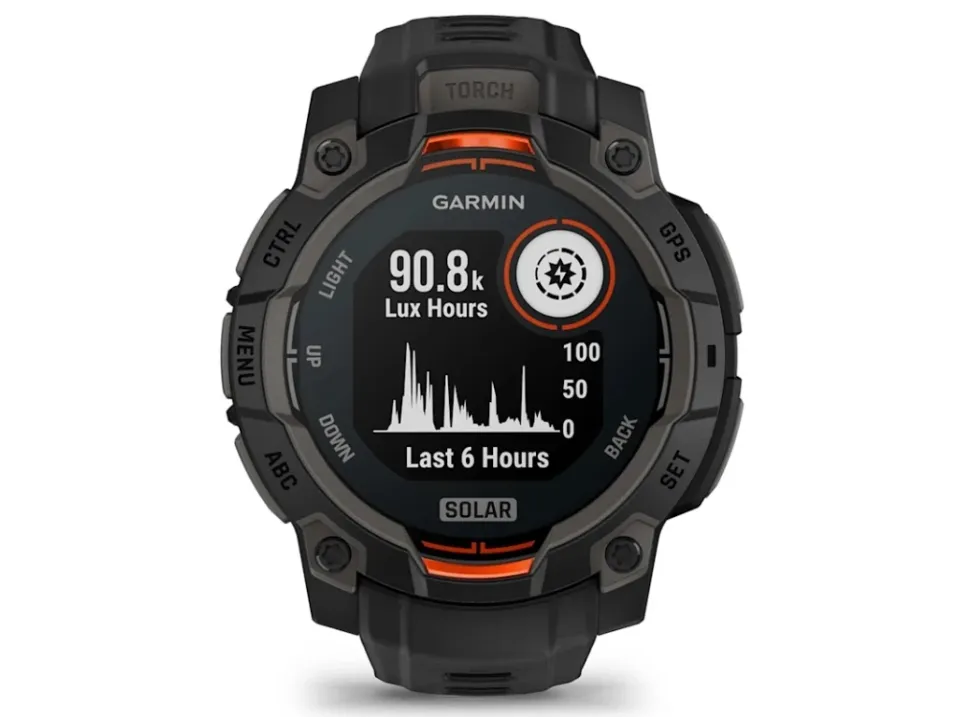 Garmin Instinct 3 Solar, 2,29 cm (0.9), MIP, Berøringsskjerm, GPS, 52 g