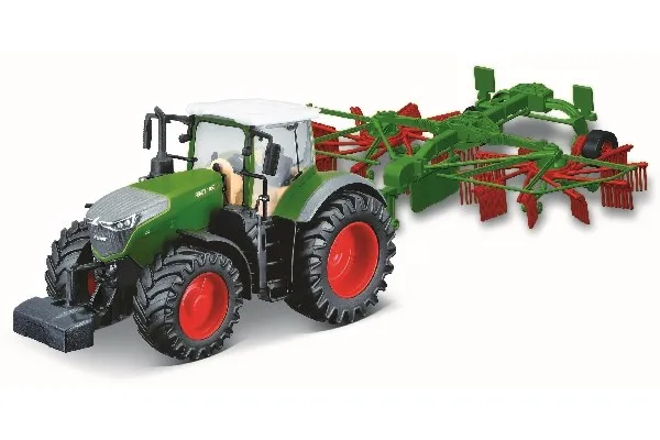 Revell traktor med redskap «whirl rake» Fendt 1050 Vario 10 cm grønn