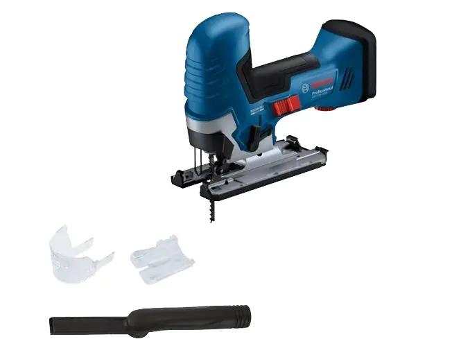 Bosch GST 18V-125 S PROFESSIONAL, Sylindergrep, Sort, Blå, Rød, 90°, Børsteløs, 3500 spm, 12,5 cm - SOLO