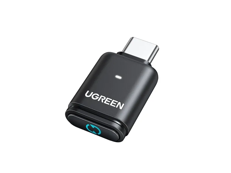 Ugreen BT501 USB-C Bluetooth 5.3 lydadapter med aptX-sender - svart