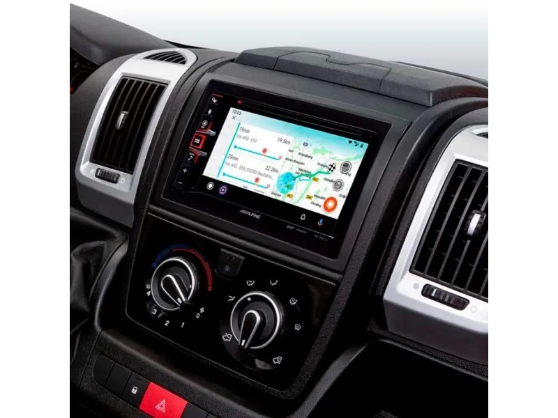 Alpine INE-W611DC 2-DIN multimedia station m truckkort