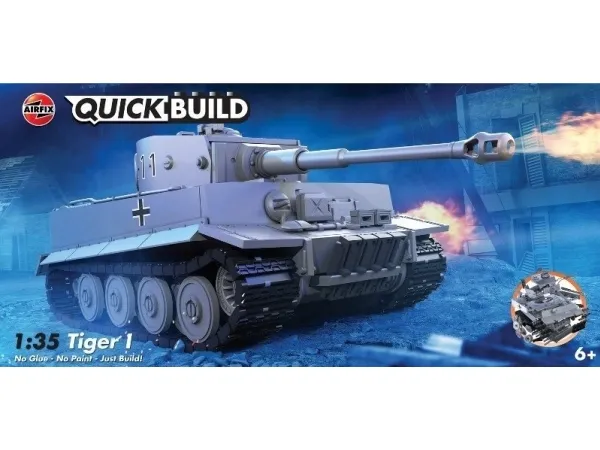 Airfix modell i plast Quickbuild Tiger I 1/35