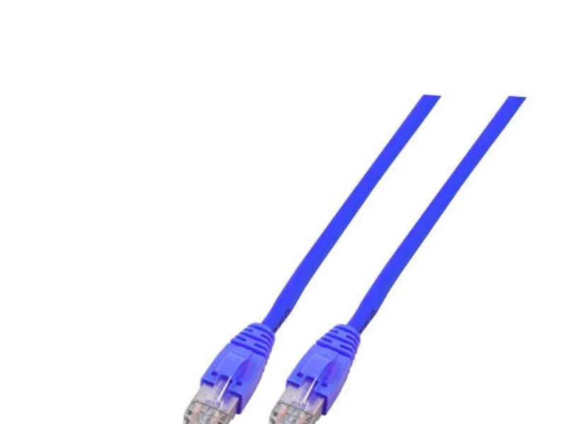 EFB-Elektronik RJ45 patchkabel Kat.6 U/UTP LSZH CCA blå 3m Produsent: EFB Elektronik (K8104BL.3)
