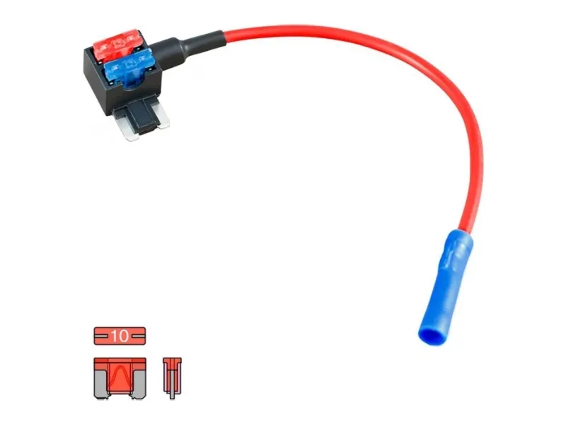 Ampire Tap til Lavprofil-mini-sikring 10A (ACN) - 1 Stk