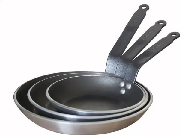 de Buyer 8480.28, Rund, All-bruk panne, Rustfritt stål, Aluminium, 5 mm, Metall