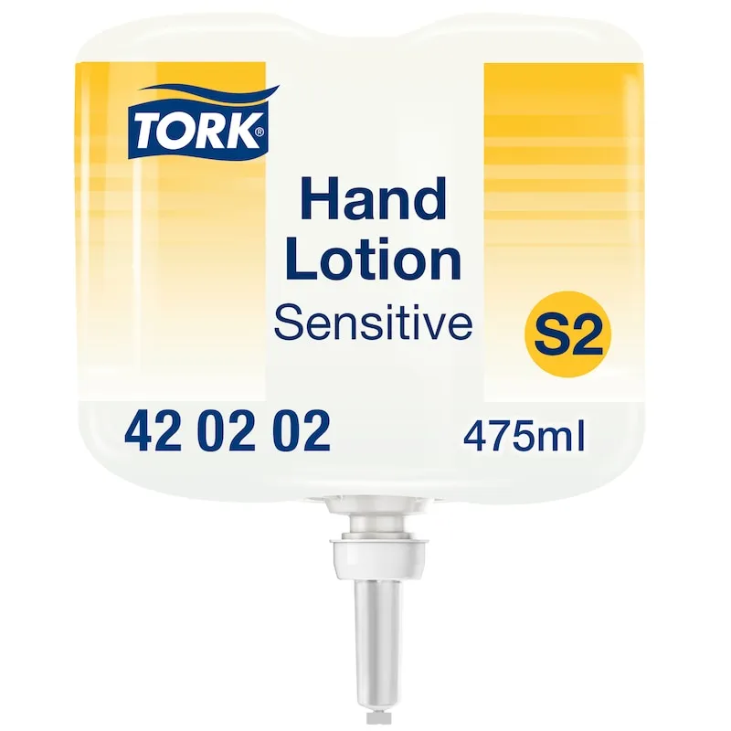 Bodylotion Tork S2, uparfymert 400 ml - (8 stk. x 400 ml per kartong)
