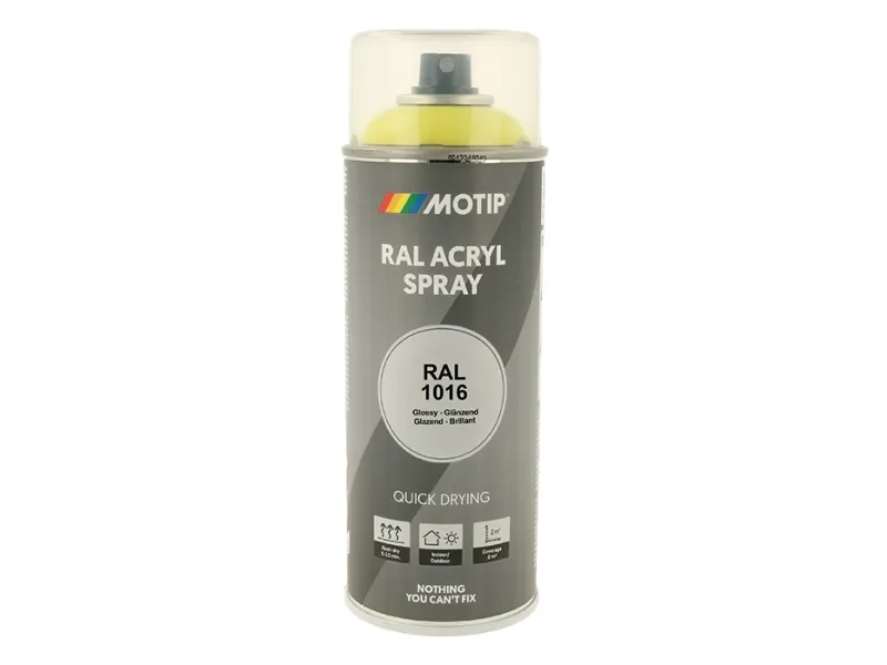 Motip Ral 1016 high gloss sulphur yellow